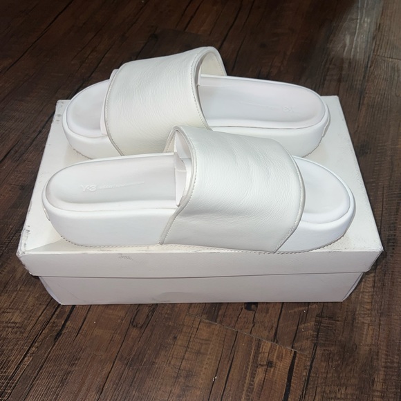 Yohji Yamamoto Y-3 x Adidas Platform Slides - Picture 5 of 10
